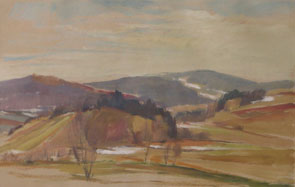 Oskar Langer - Vorfruehling im Bayerischen Wald