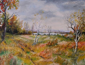 W. Britsch - Landschaft mit See