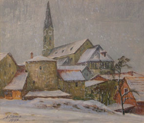 Anton Ohme - Ansicht von Waldkirchen