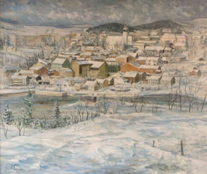 Gerhard Steppes-Michel - Vertraeumte Waldstadt im Winter Grafenau