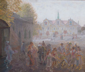 Miroslav Housli - Marktplatz von Bergreichenstein